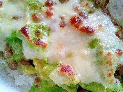 ★ランチにおすすめ★アボカド納豆ドリア★